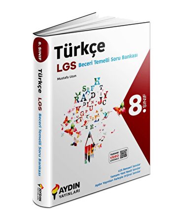 8. Sınıf LGS Türkçe Beceri Temelli Soru Bankası Aydın Yayınları