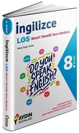 8. Sınıf LGS İngilizce Beceri Temelli Soru Bankası Aydın Yayınları