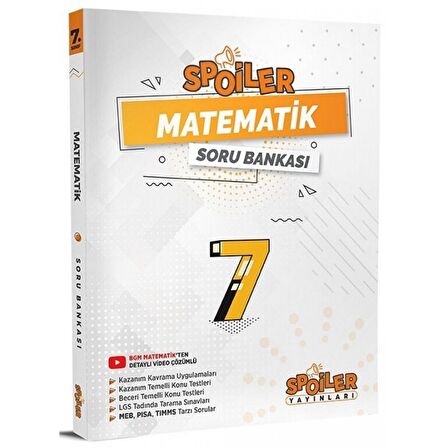 7. Sınıf Matematik Spoiler Soru Bankası Spoiler Yayınları