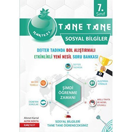 7. Sınıf Yeşil Tane Tane Sosyal Bilgiler Soru Bankası