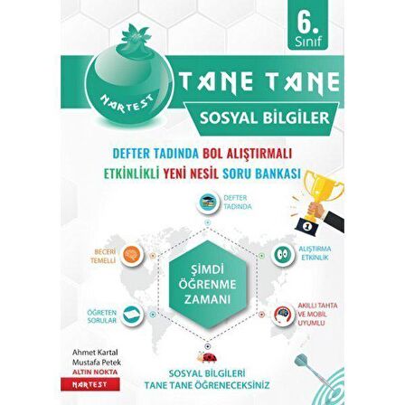 6. Sınıf Sosyal Bilgiler Yeşil Defter Tadında Tane Tane