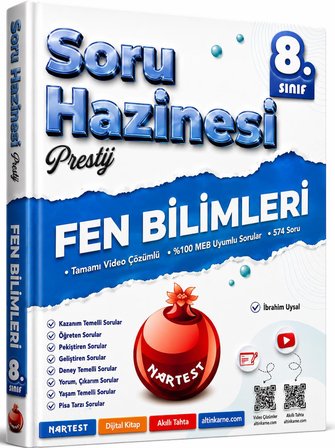 Nartest Yayınları 8. Sınıf Fen Bilimleri ve Matematik Soru Hazinesi Seti (2 Kitap)
