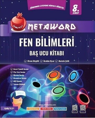 8. Sınıf Fen Bilimleri Metaword Baş Ucu Kitabı Nartest Yayınları