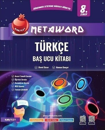 8. Sınıf Türkçe Metaword Baş Ucu Kitabı Nartest Yayınları