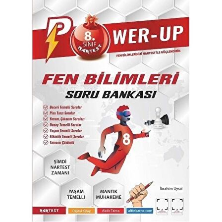 8. Sınıf Power-Up Fen Bilimleri Soru Bankası