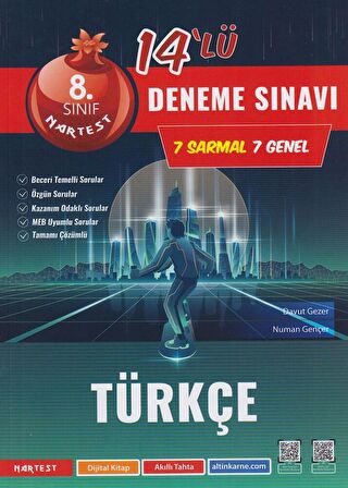 8. Sınıf Mod Türkçe 14 Deneme Sınavı