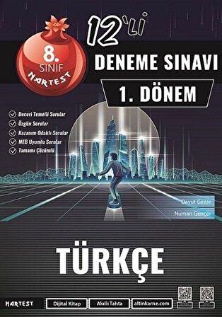 8. Sınıf 1. Dönem Mod 12 Türkçe Deneme Sınavı