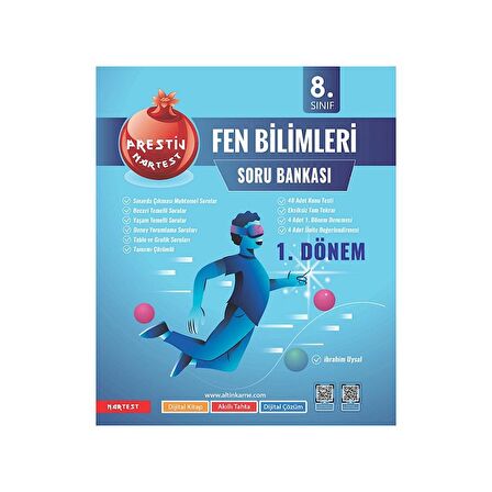 8. Sınıf 1. Dönem Prestij Fen Bilimleri Soru Bankası