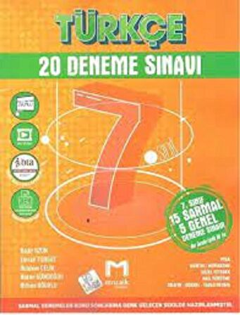 7. Sınıf Türkçe 20 Deneme Sınavı