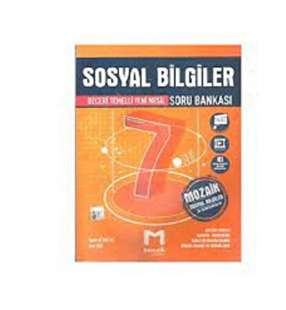 7. Sınıf Sosyal Bilgiler Soru Bankası Mozaik Yayınları