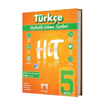 5. Sınıf Türkçe HİT Deneme Sınavı Mozaik Yayınları