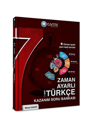 7. Sınıf Türkçe Zaman Ayarlı Kazanım Soru Bankası