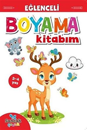 Eğlenceli Boyama Kitabım - Pembe Kitap