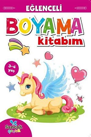 Eğlenceli Boyama Kitabım - Kırmızı Kitap