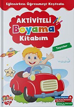 Aktiviteli Boyama Kitabı - Taşıtlar