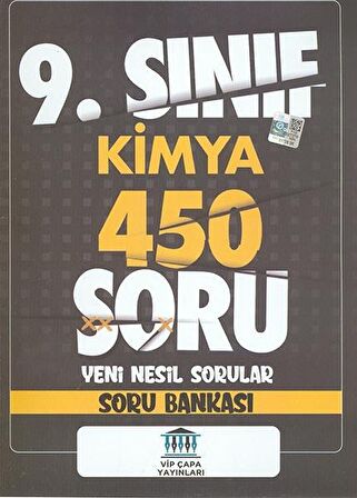 9.Sınıf Kimya Soru Bankası Çapa Yayınları