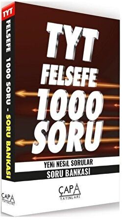 TYT Felsefe 1000 Soru Yeni Nesil Sorular - Soru Bankası