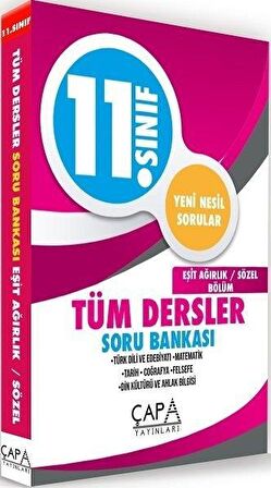 11. Sınıf Eşit Ağırlık - Sözel Tüm Dersler Soru Bankası