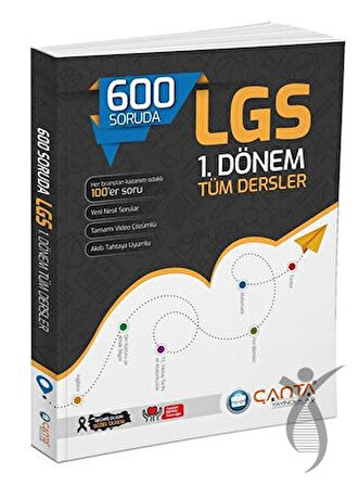 8. Sınıf 600 Soruda LGS 1. Dönem Tüm Dersler