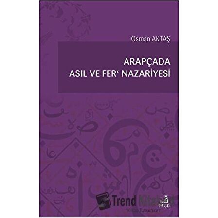 Arapçada Asıl ve Fer' Nazariyesi