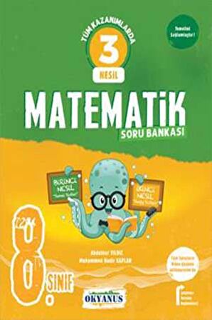 8.Sınıf 3 Nesil Matematik Soru Bankası Okyanus Yayınları