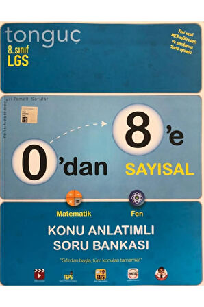 Tonguç 0'dan 8'e Matematik Fen Konu Anlatımlı Soru Bankası