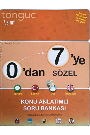 Tonguç 0'dan 7'ye Sözel Konu Anlatımlı Soru Bankası