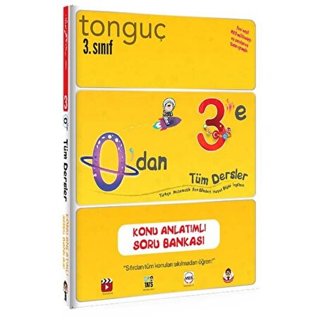 Tonguç Yayınları 3. Sınıf 0'Dan 3'E Tüm Dersler Konu Anlatımlı Soru Bankası