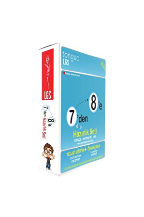 Tonguç 7 Den 8 E Hazırlık Seti Telafi Eğitimi Ve Ön Hazırlık Rengarenk Defter Ve Kalem Hediyeli