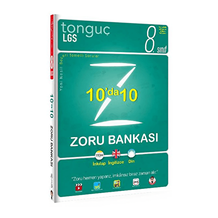 Tonguç 8.Sınıf 10’da 10 Zoru Bankası