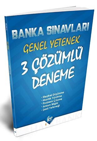 Banka Sınavları 3 Çözümlü Deneme