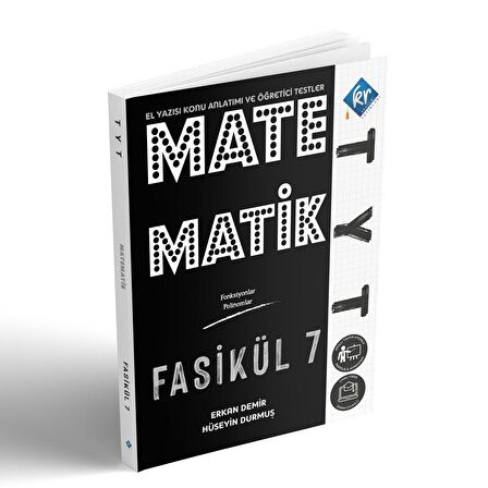 TYT Matematik El Yazısı Konu Anlatım ve Öğretici Testler Fasikül 7