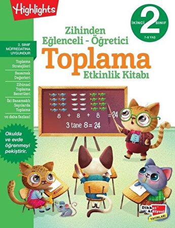 Dİkkat Atölyes Yayınları 2. Sınıf Zihinden Eğlenceli-Öğretici Toplama Etkinlikleri