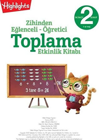 Dİkkat Atölyes Yayınları 2. Sınıf Zihinden Eğlenceli-Öğretici Toplama Etkinlikleri