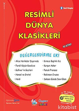 Resimli Dünya Klasikleri 1 - Kırmızı Seri - Poşetli - Üçgen Yayınları