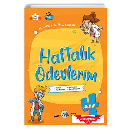 4. Sınıf Haftalık Ödevlerim Tüm Dersler