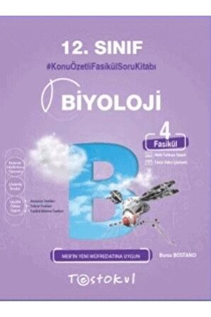 12. Sınıf Biyoloji Konu Özetli Fasikül Soru Kitabı