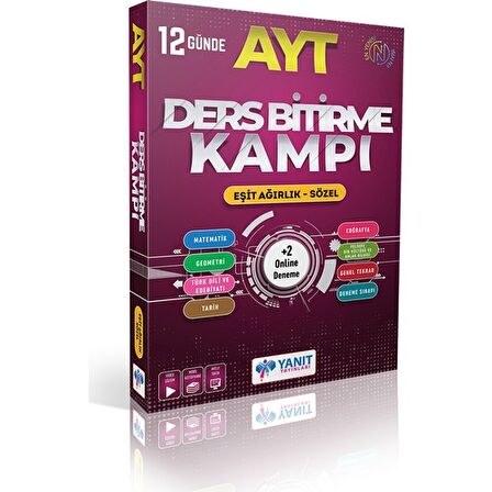 2022 AYT Eşit Ağırlık - Sözel Ders Bitirme Kampı