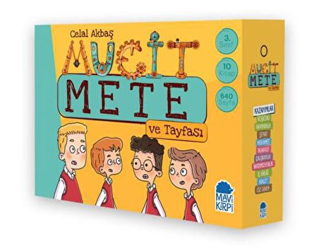 Mucit Mete ve Tayfası 3. Sınıf Hikaye Seti (10 Kitap Takım)