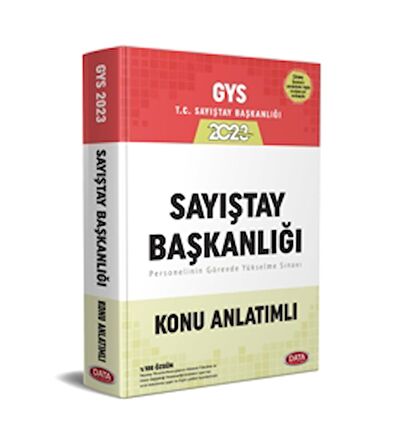 Sayıştay Başkanlığı GYS Konu Anlatımlı