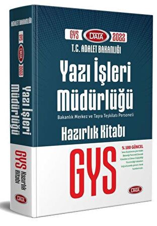 2023 GYS Adalet Bakanlığı Yazı İşleri Müdürlüğü Konu Anlatımlı