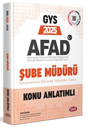 AFAD Şube Müdürü GYS Konu Anlatımlı