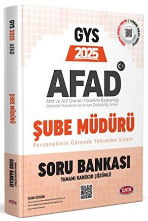 AFAD Şube Müdürü GYS Soru Bankası - Karekod Çözümlü