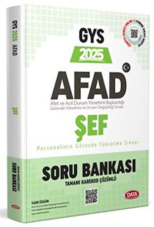 AFAD Şef GYS Soru Bankası - Karekod Çözümlü