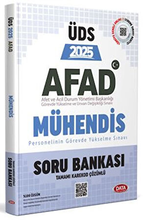 AFAD Mühendis ÜDS Soru Bankası - Karekod Çözümlü