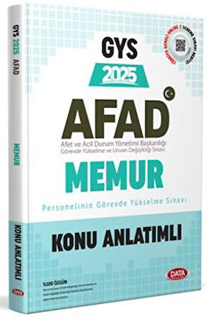 AFAD Memur GYS Konu Anlatımlı