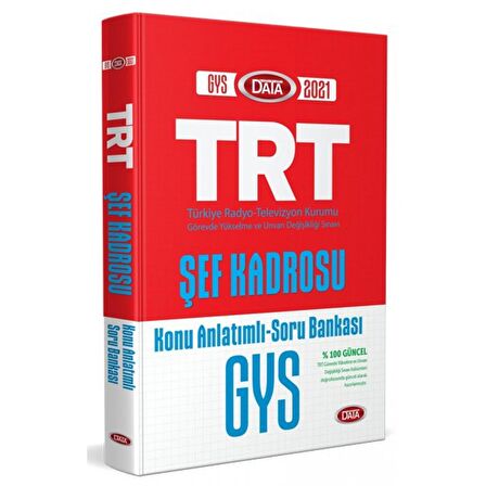 Trt Şef Kadrosu İçin Gys Konu Anlatımlı Soru Bankası