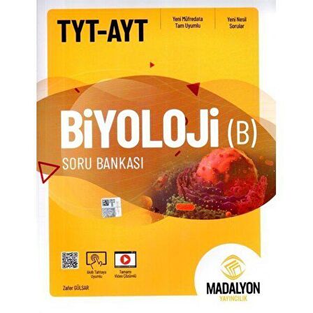 GEZEGEN MADALYON TYT AYT BİYOLOJİ B SORU BANKASI