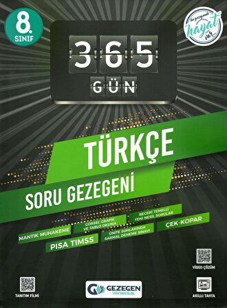 8. Sınıf Türkçe 365 Gün Soru Gezegeni