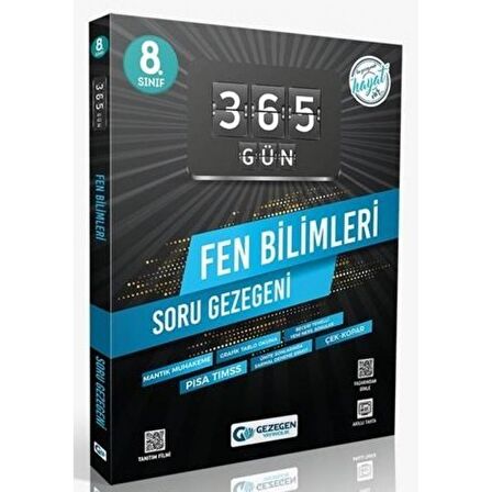 8. Sınıf Fen Bilimleri 365 Gün Soru Gezegeni